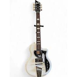 Used Supro David Bowie 1961 Dual Tone White Solid Body Electric Guitar