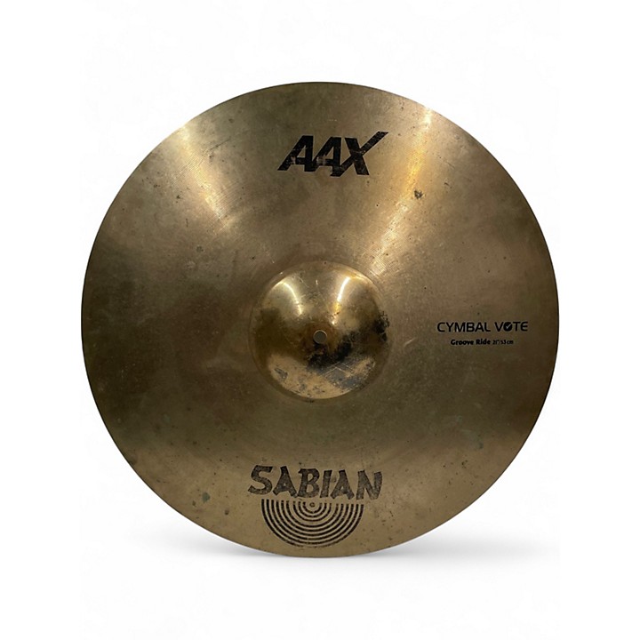 Used SABIAN 21in AAX GROOVE RIDE (CYMBAL VOTE) Cymbal 41