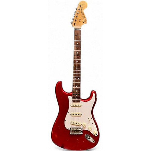 Used 2023 Fender 1969 MSTRBLT GREG FESSLER JRN REL STRAT Candy Apple Red Solid Body Electric Guitar