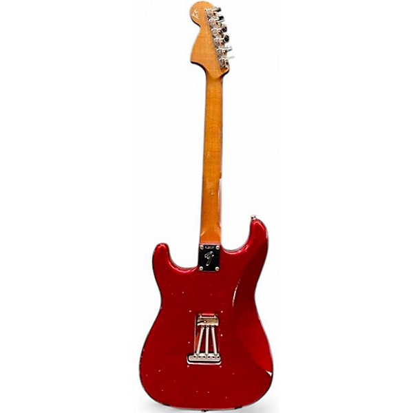 Used 2023 Fender 1969 MSTRBLT GREG FESSLER JRN REL STRAT Candy Apple Red Solid Body Electric Guitar
