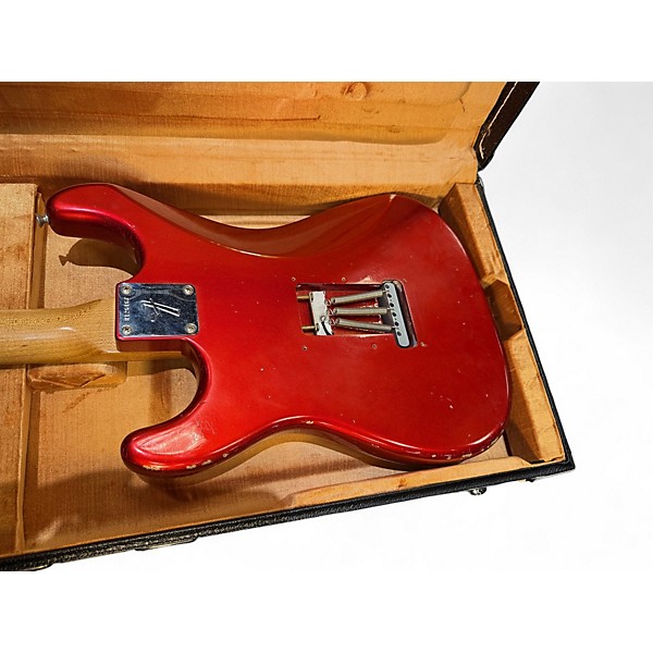Used 2023 Fender 1969 MSTRBLT GREG FESSLER  JRN REL STRAT Candy Apple Red Solid Body Electric Guitar