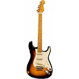 Used 2024 Fender MSTBLT LEVI PERRY 1954 STRAT RELIC W/FUZZ 2 Tone Sunburst Solid Body Electric Guitar