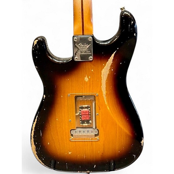 Used 2024 Fender MSTBLT LEVI PERRY 1954 STRAT RELIC W/FUZZ 2 Tone Sunburst Solid Body Electric Guitar