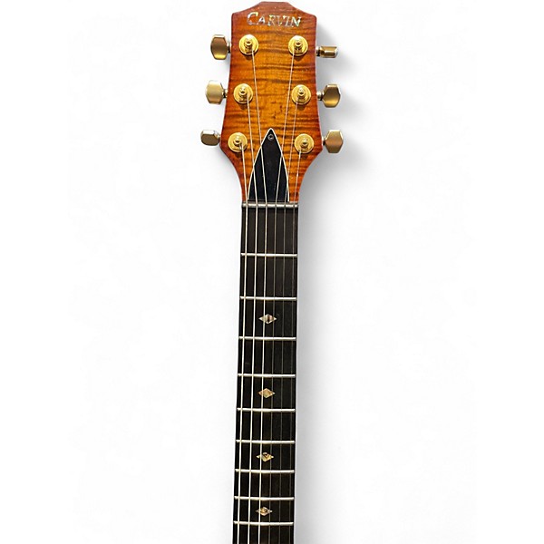 Used Carvin SH575 Amber Hollow Body Electric Guitar