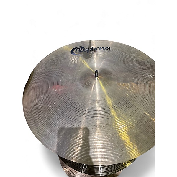 Used Bosphorus Cymbals 22in Traditional Thin Ride Cymbal