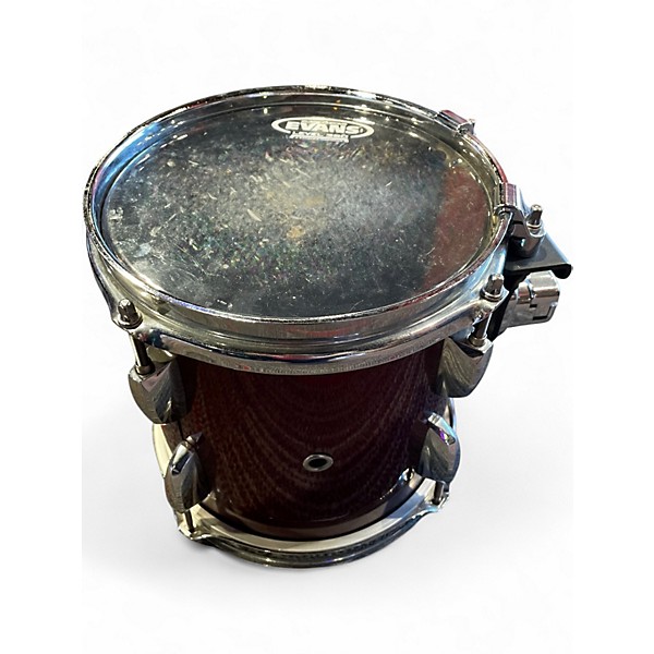 Used Pearl 6 Piece Export Candy Apple Red Drum Kit