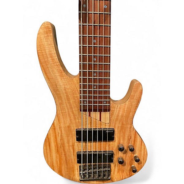 Used ESP LTD B206SM 6 String Brown Electric Bass Guitar