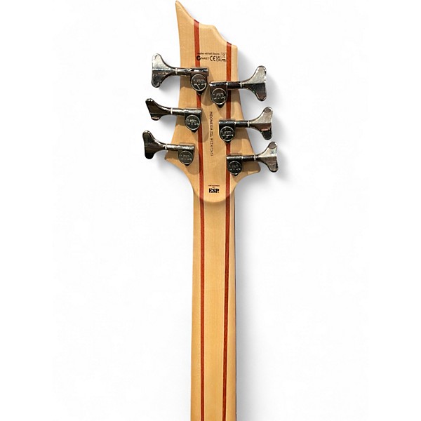 Used ESP LTD B206SM 6 String Brown Electric Bass Guitar