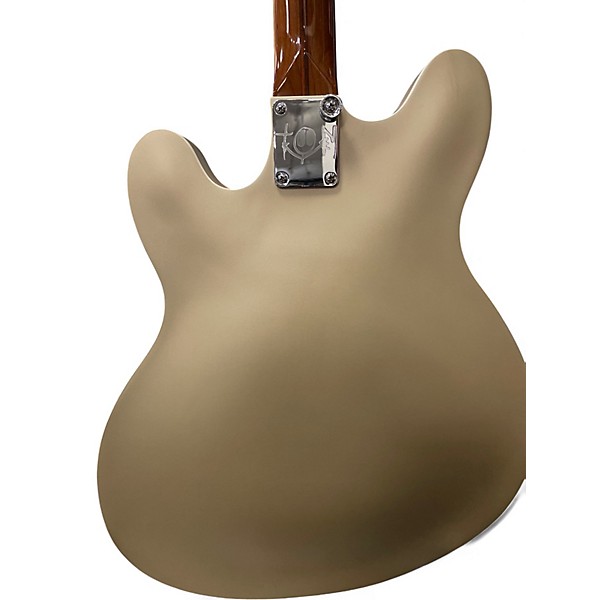 Used Fender TOM DELONGE STARCASTER Shoreline Gold Hollow Body Electric Guitar