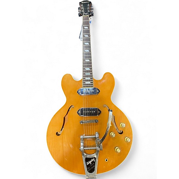 Used Epiphone CASINO NA Antique Natural Hollow Body Electric Guitar