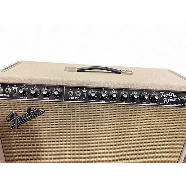 Used Fender 1965 Reissue Twin Reverb 85W 2x12 Tube Guitar Combo Amp