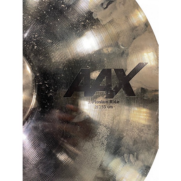 Used SABIAN 21in AAX XPLOSION RIDE Cymbal