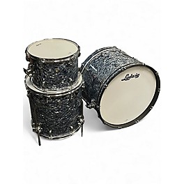 Used Ludwig 3 Piece Neusonic Satin Blue Pearl Drum Kit