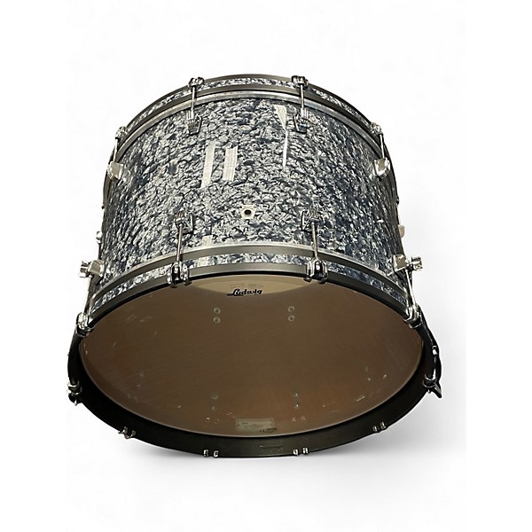 Used Ludwig 3 Piece Neusonic Satin Blue Pearl Drum Kit