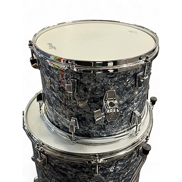 Used Ludwig 3 Piece Neusonic Satin Blue Pearl Drum Kit