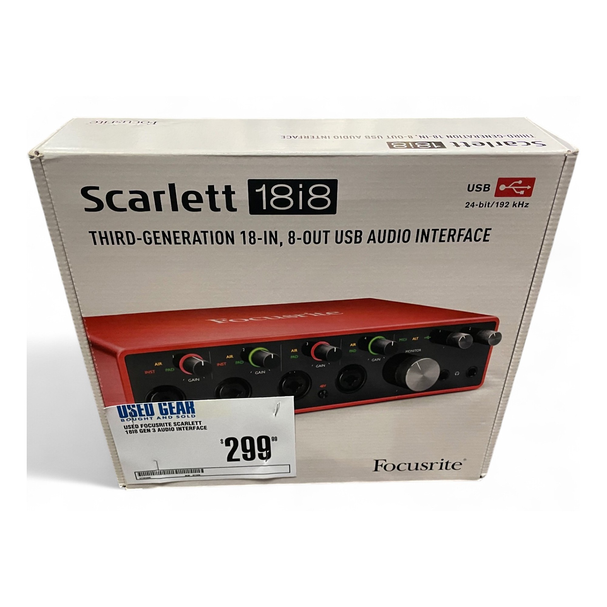 DTM・DAW FOCUSRITE Scarlett 18i8 (gen. 3) Scarlett 18i8 [3rd Gen] | Focusrite