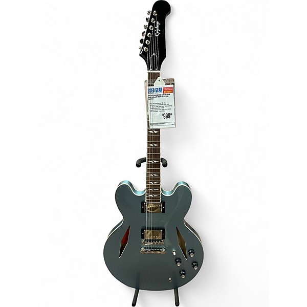 Used Epiphone DG-335 Pelham Blue Hollow Body Electric Guitar