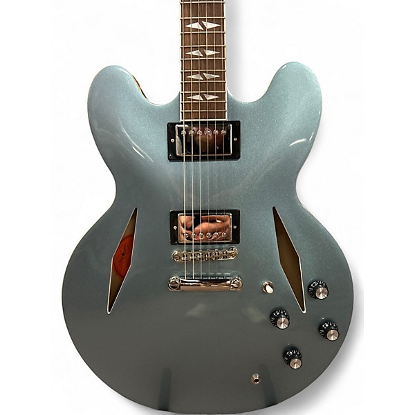 Used Epiphone DG-335 Pelham Blue Hollow Body Electric Guitar