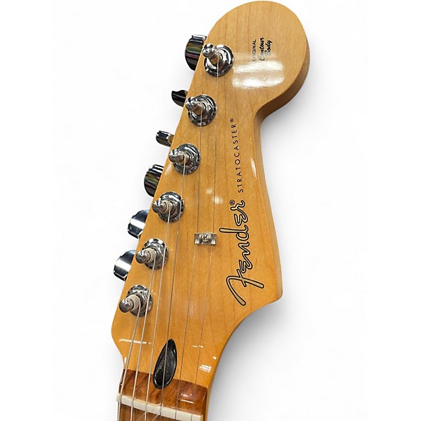 Used Fender Player Stratocaster Black Solid Body Electric Guitar