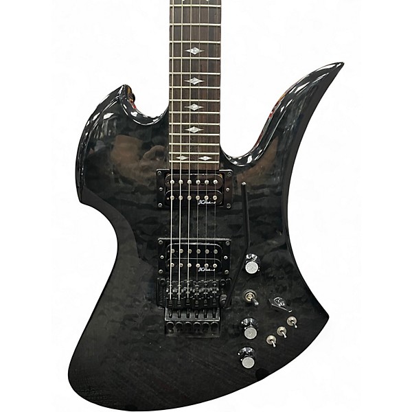 Used 2013 B.C. Rich Mockingbird ST Trans Black Solid Body