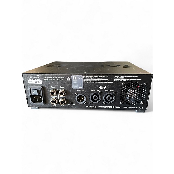 Used Bergantino FORTE D Bass Amp Head