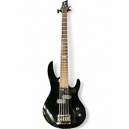 Used ESP LTD B155DX 5 String BLACK Electric Bass Guitar