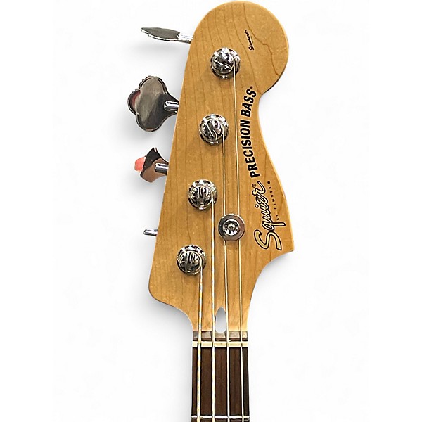 Used 2000 Squier Precision Bass Special Candy Apple Red Electric Bass Guitar