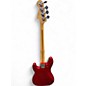 Used 2000 Squier Precision Bass Special Candy Apple Red Electric Bass Guitar