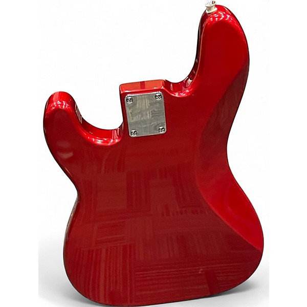 Used 2000 Squier Precision Bass Special Candy Apple Red Electric Bass Guitar