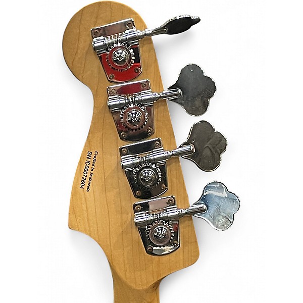 Used 2000 Squier Precision Bass Special Candy Apple Red Electric Bass Guitar