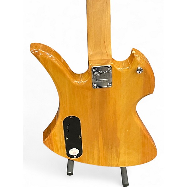 Used B.C. Rich Platinum Series Mockingbird Natural Electric Bass Guitar