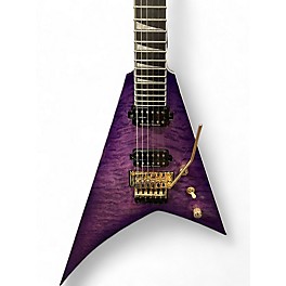 Used 2020 Jackson RR24Q Purple Solid Body Electric Guitar