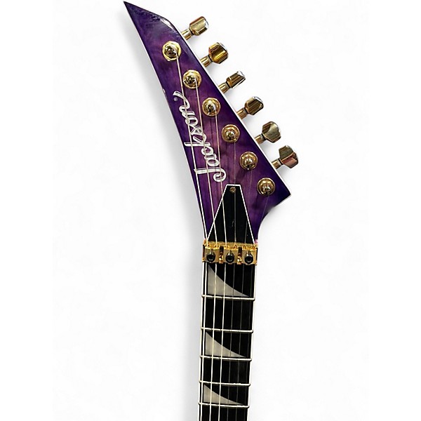 Used 2020 Jackson RR24Q Purple Solid Body Electric Guitar