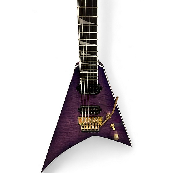 Used 2020 Jackson RR24Q Purple Solid Body Electric Guitar