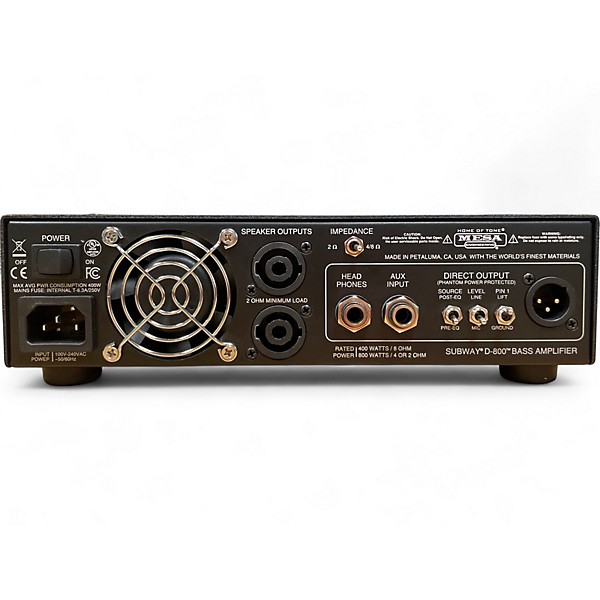 Used MESA/Boogie Subway D-800 Bass Amp Head