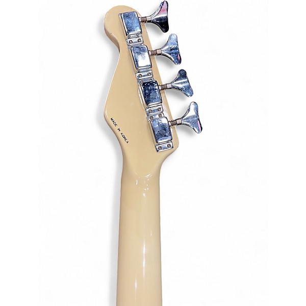 Used Kingston GREMLIN Alpine White Electric Bass Guitar