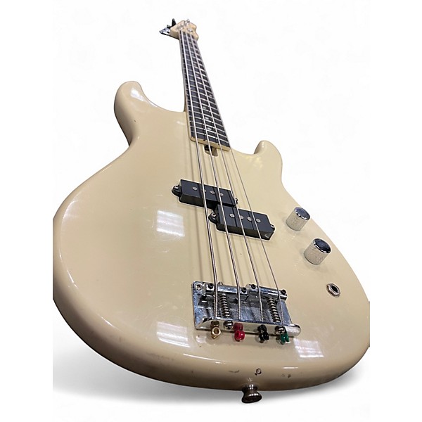 Used Kingston GREMLIN Alpine White Electric Bass Guitar