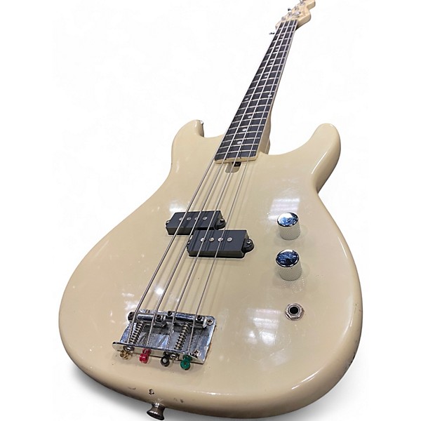 Used Kingston GREMLIN Alpine White Electric Bass Guitar