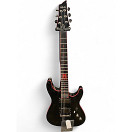 Used Schecter Guitar Research c1 SheDevil Black Solid Body Electric Guitar