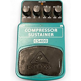 Used Behringer CS400 Compressor Sustainer Effect Pedal