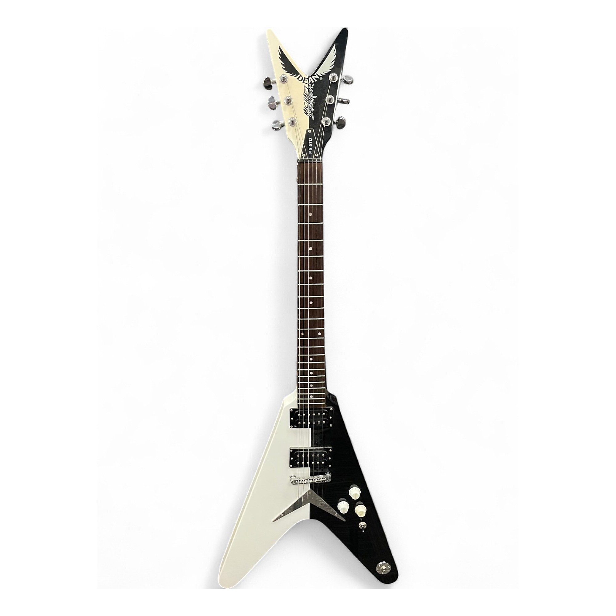 Used Dean Michael Schenker Standard Black and White Solid