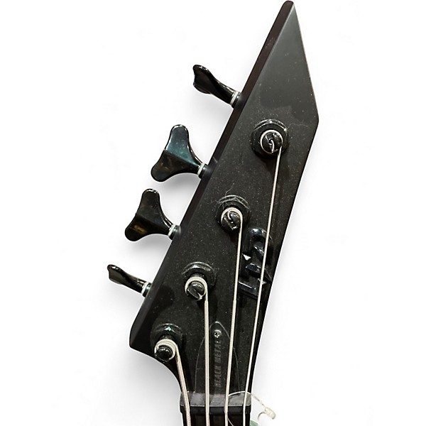 Used Esp Ltd BLACK METAL BASS BLACK Electric Bass Guitar