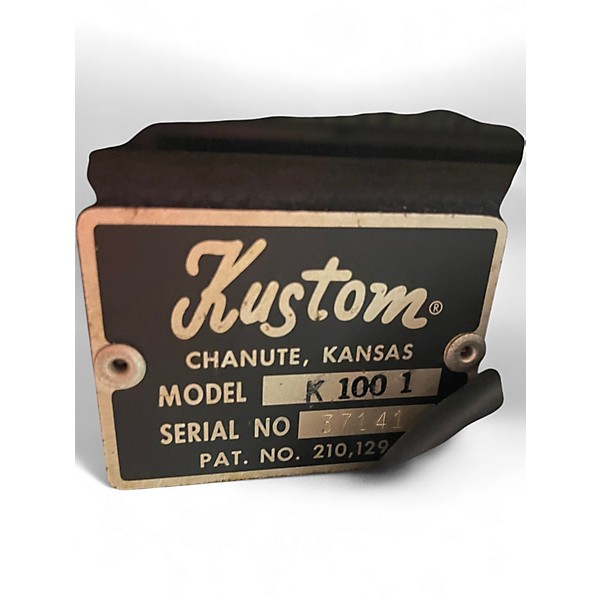 Vintage 1960s Kustom K100-1 Bass Combo Amp