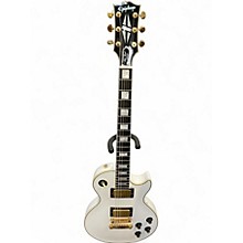 Used Epiphone INSPIRED BY GIBSON LES PAUL CUSTOM Alpine White Solid Body Electric Guitar