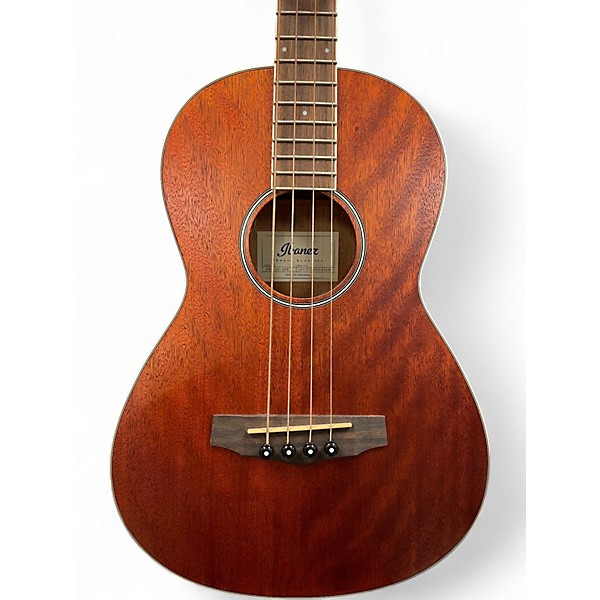 Used Ibanez PNB14E OPN NATURAL Acoustic Bass Guitar NATURAL