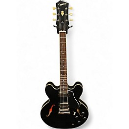 Used Epiphone ES335 Black Hollow Body Electric Guitar