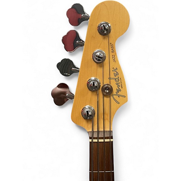 Used Fender American Standard Jazz Bass Fretless Black Electric Bass Guitar