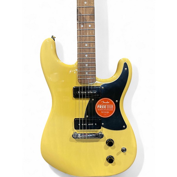 Used 2023 Squier Paranormal Stratosonic Vintage Blonde Solid Body Electric Guitar