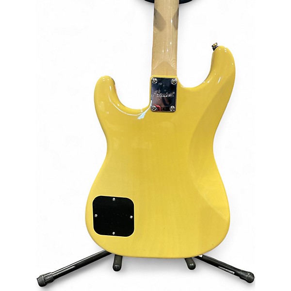 Used 2023 Squier Paranormal Stratosonic Vintage Blonde Solid Body Electric Guitar