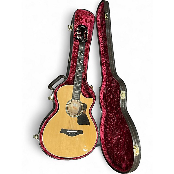 Used Taylor 612CE 12 FRET Natural Acoustic Electric Guitar